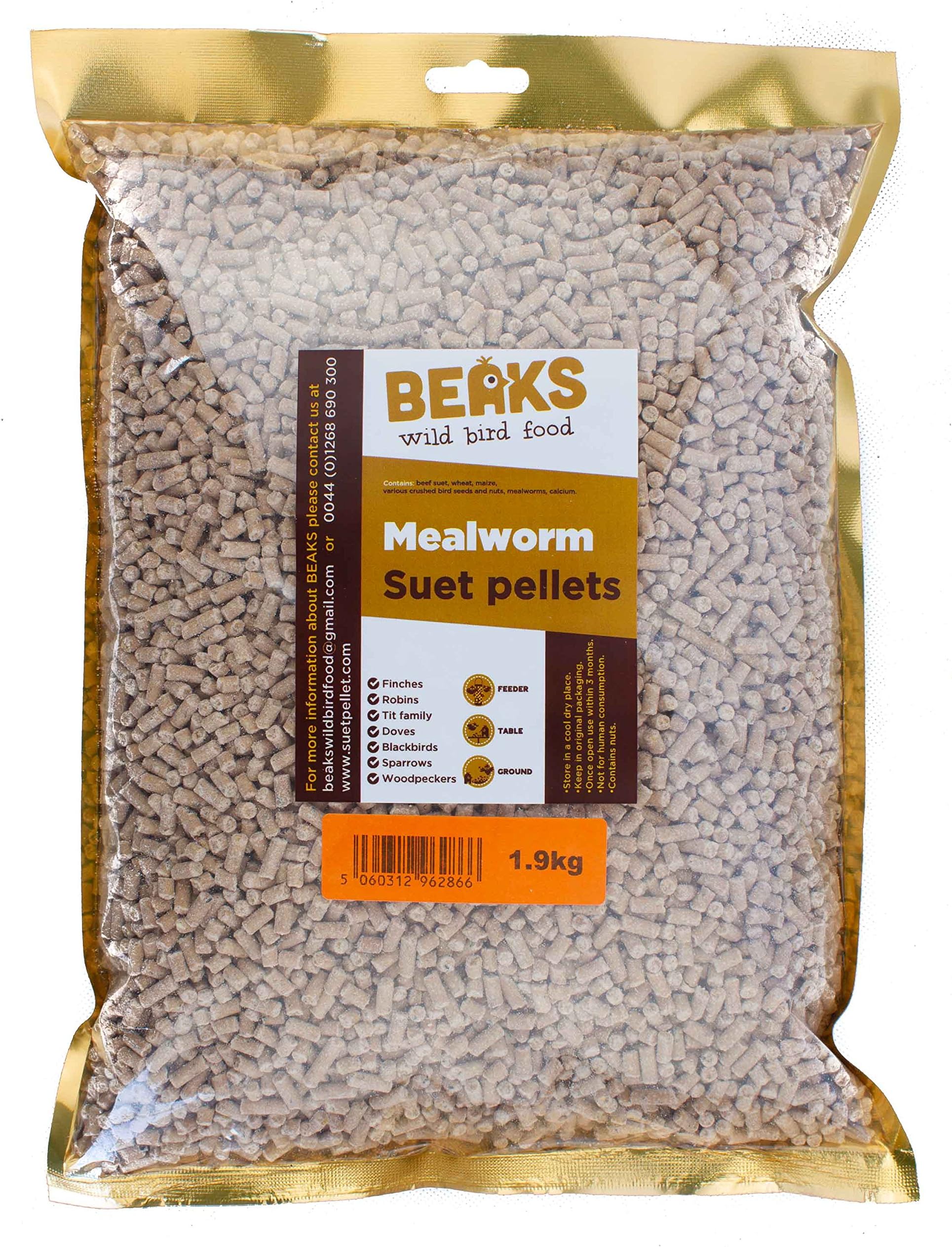 Suet To Go Insect Suet Pellets 12.55kg Bulk Value Box Premium Wild
