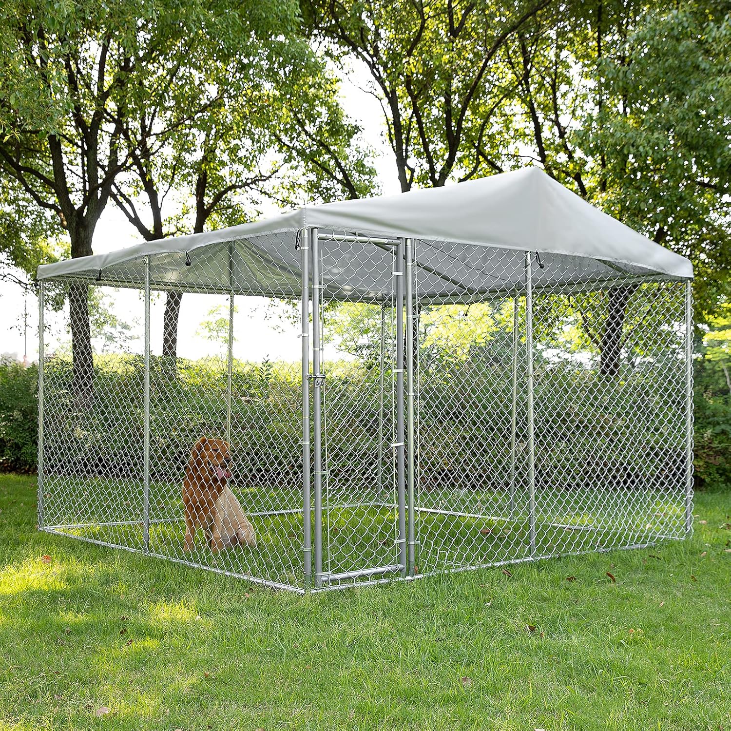 Outdoor Large Dog Kennel, Heavy Duty Dog Cage