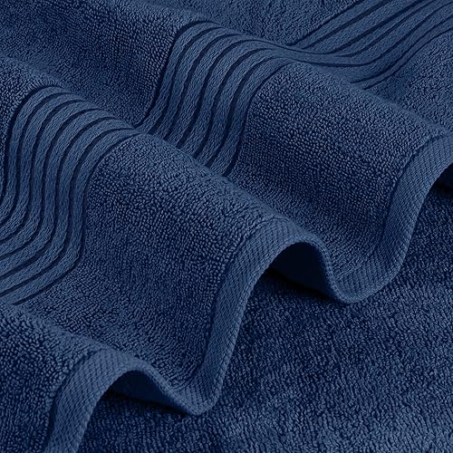 Vista 28 de Utopia Towels - Juego de toallas de baño 100 % de algodón hilado en anillo de 600 GSM, secado rápido, muy absorbentes, livianas, para baños