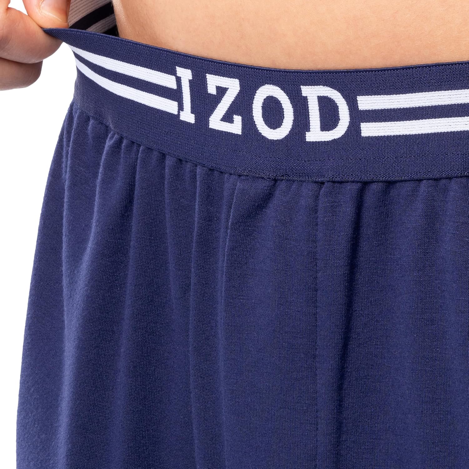 IZOD Men's Tri-blend Baby French Terry Top and Jogger Sleep Set - Image 5