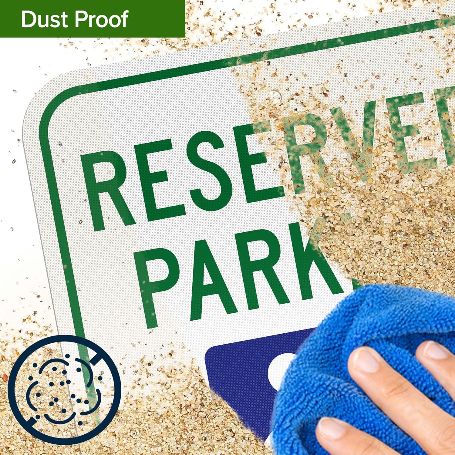 Reserved Parking Unauthorized Parking Punishable By 200 Fine And Subject To Towing Sign, 12x18 Inches, 3M EGP Reflective .063 Aluminum, Fade Resistant, Made in USA by My Sign Center