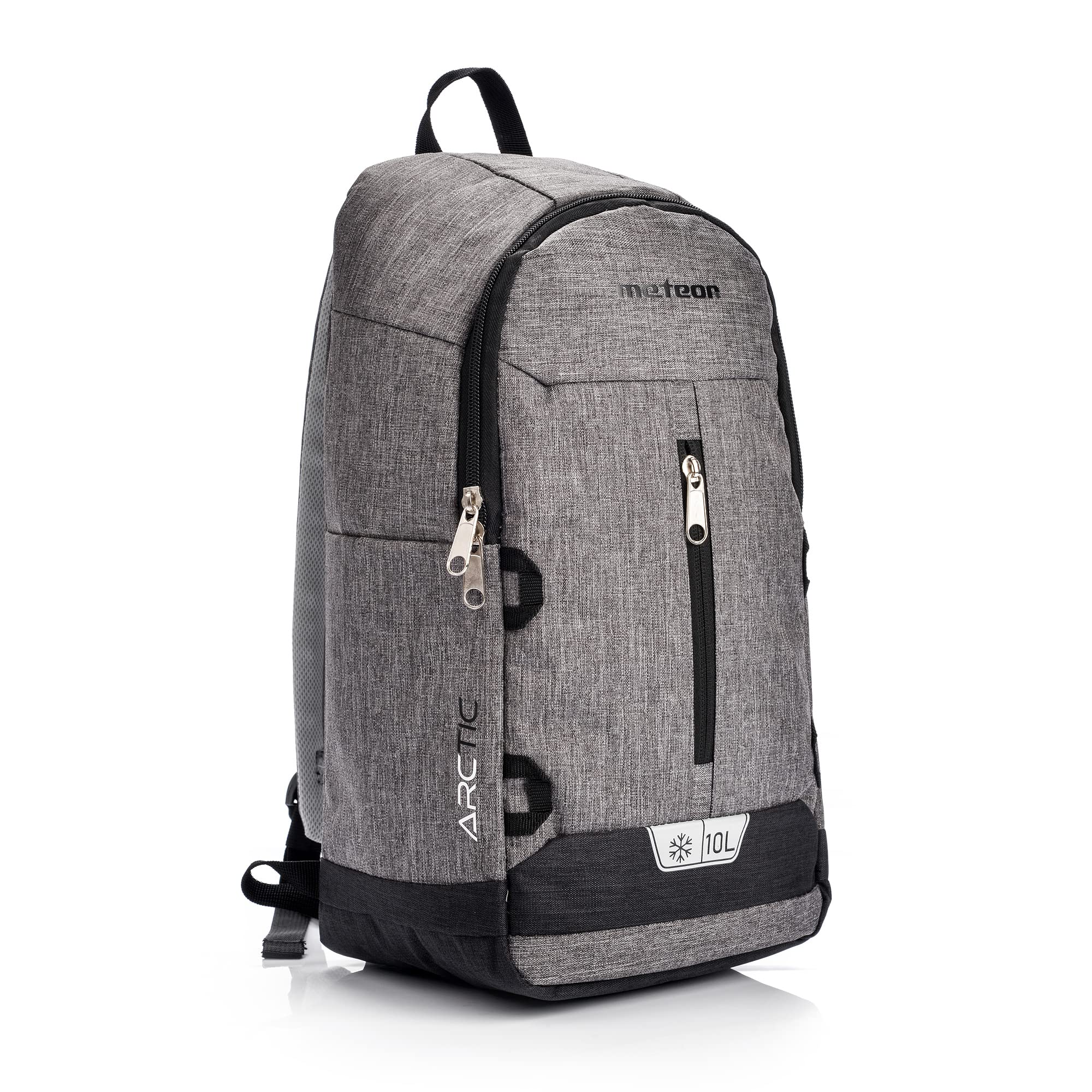 meteor Mochila Térmica Porta Alimentos para Picnic Playa Camping - Portatil Bolsa Aislamiento de Enfriamiento 10 L o 20 L Arctic - 5