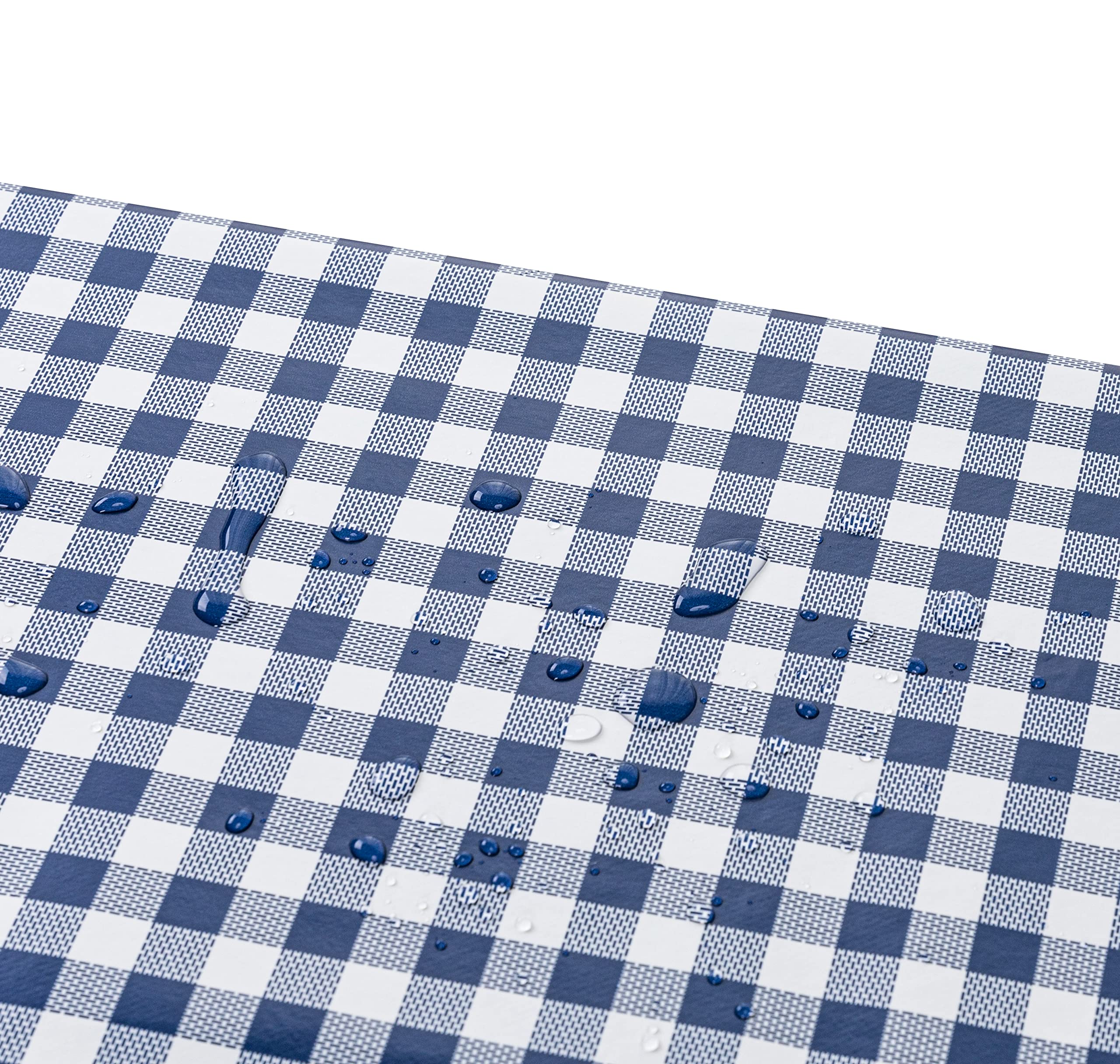 Yellow Gingham Check PVC Vinyl Wipe Clean Tablecloth 100cm X 140cm War