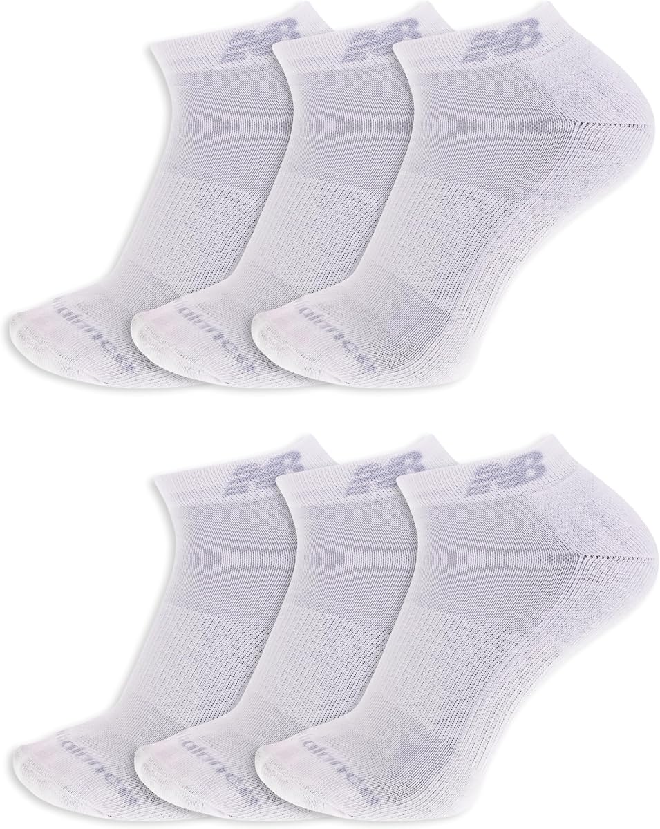Unisex Adult Performance Cushioned Low Cut Socks - 6 & 12 Pairs - Moisture Wicking