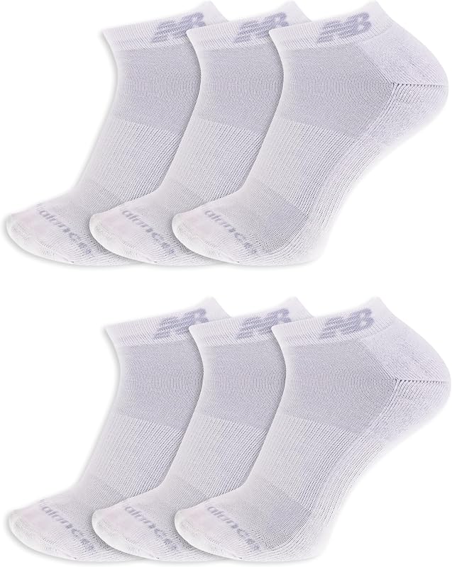 Unisex Adult Performance Cushioned Low Cut Socks - 6 & 12 Pairs - Moisture Wicking
