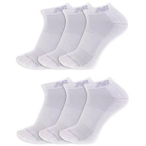 New Balance Unisex Adult Performance Cushioned Low Cut Socks 12-Pack