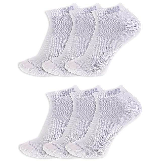 New Balance Unisex Adult Performance Cushioned Low Cut Socks 12-Pack