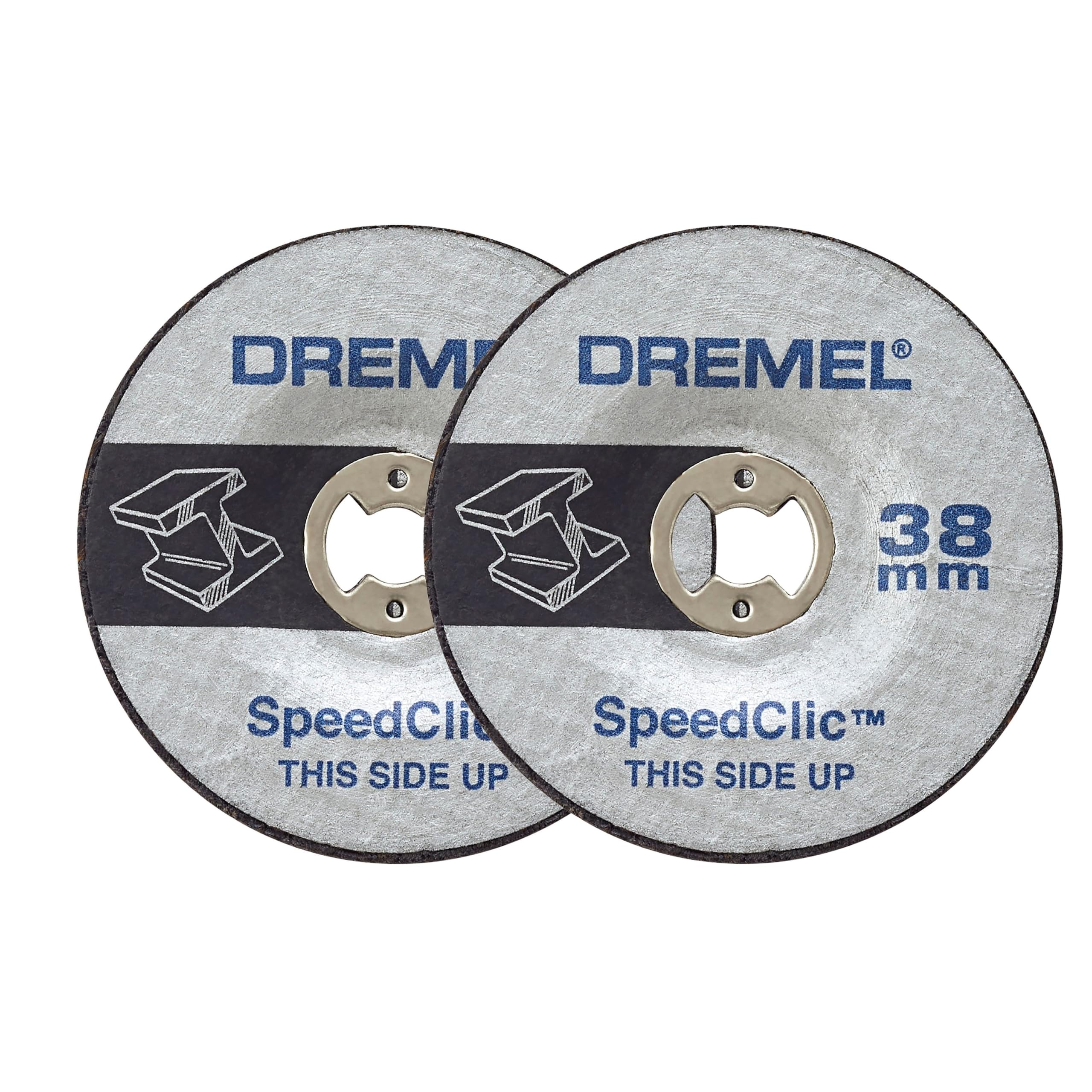 B&Q -  Ez Speedclic Grinding Wheel (Dia)38mmPack Of 2