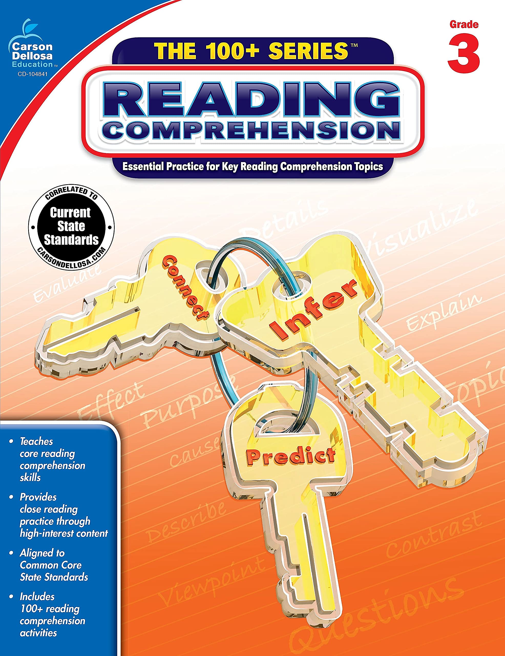 Reading Comprehension, Grade 3 (100+)