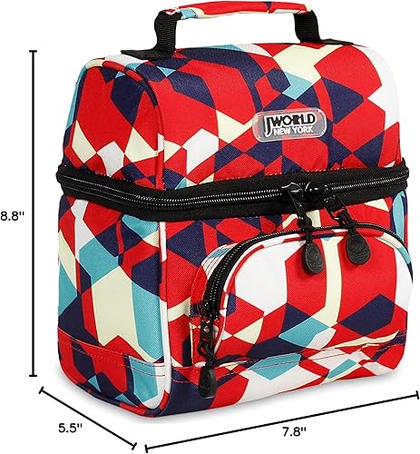 Miniatura 57 de J World New York - Lonchera Corey, Cubos), LB-03 CUBES Cubos,Azul Vid,Crush,Galaxia,Icono Damas,Joy Daisy,Estrellas pequeñas,Jardín secreto,Teñido