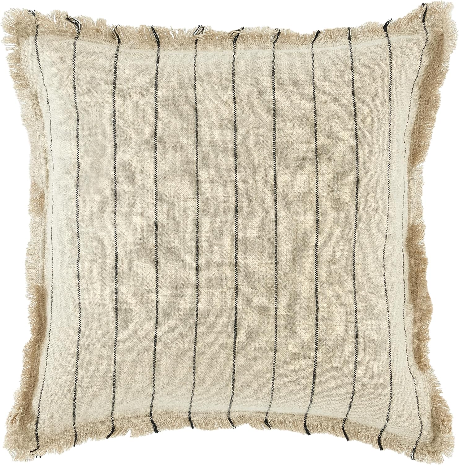 SAFAVIEH McKay 20x20 Pillow, Natural/Black