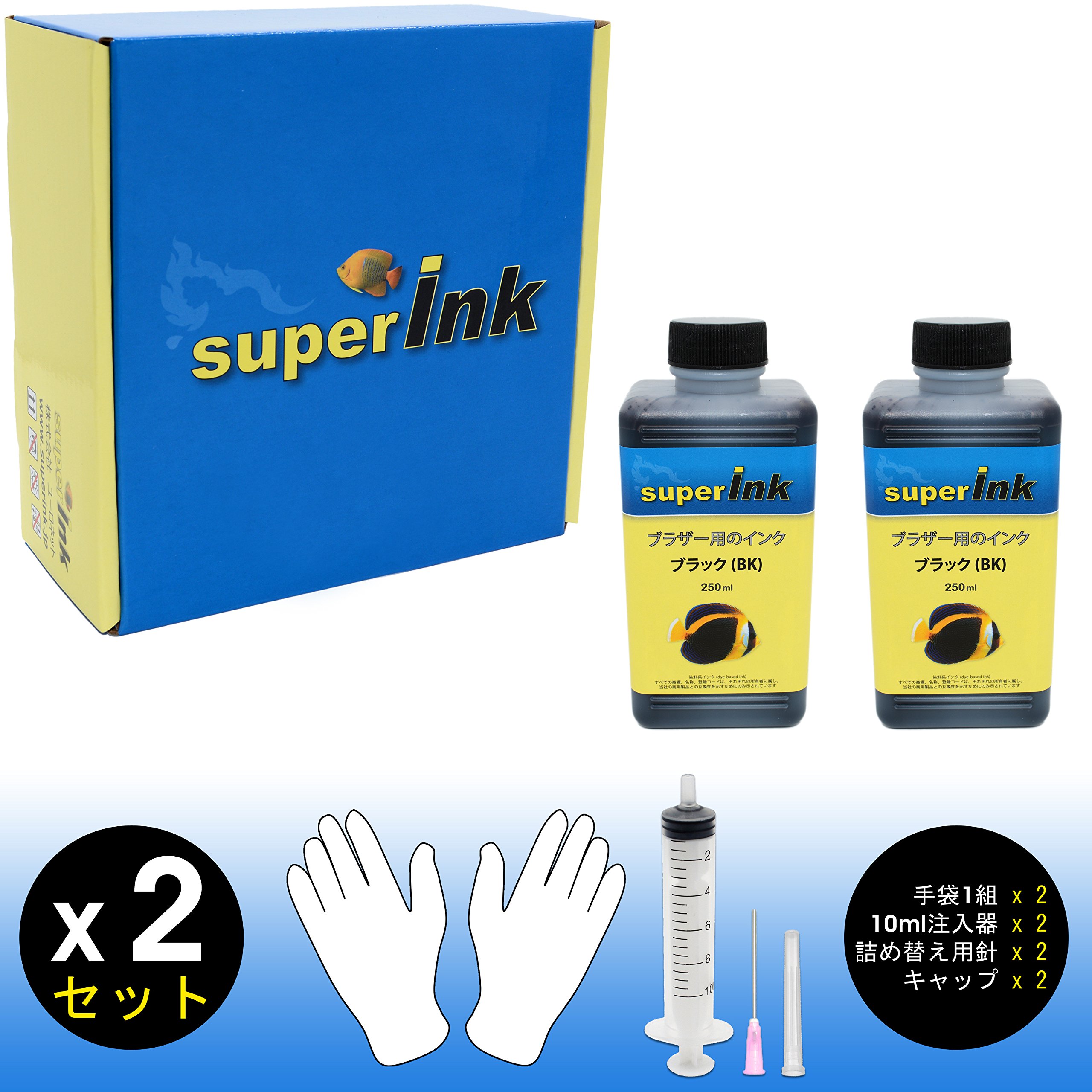 Amazon.co.jp: ブラザー （BROTHER）用 ブラック （染料） 詰め替え