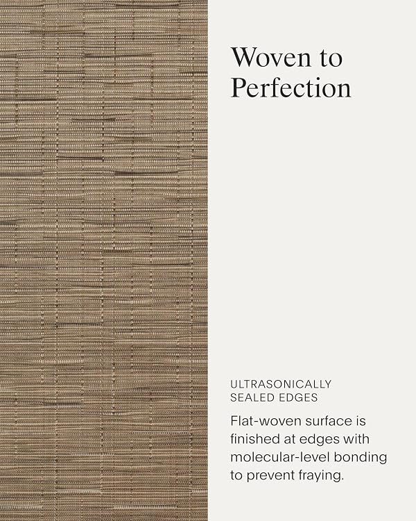 Chilewich Bamboo Placemats Set of 4, Woven Rectangle Placemats by Chilewich - Used condition - Image 5