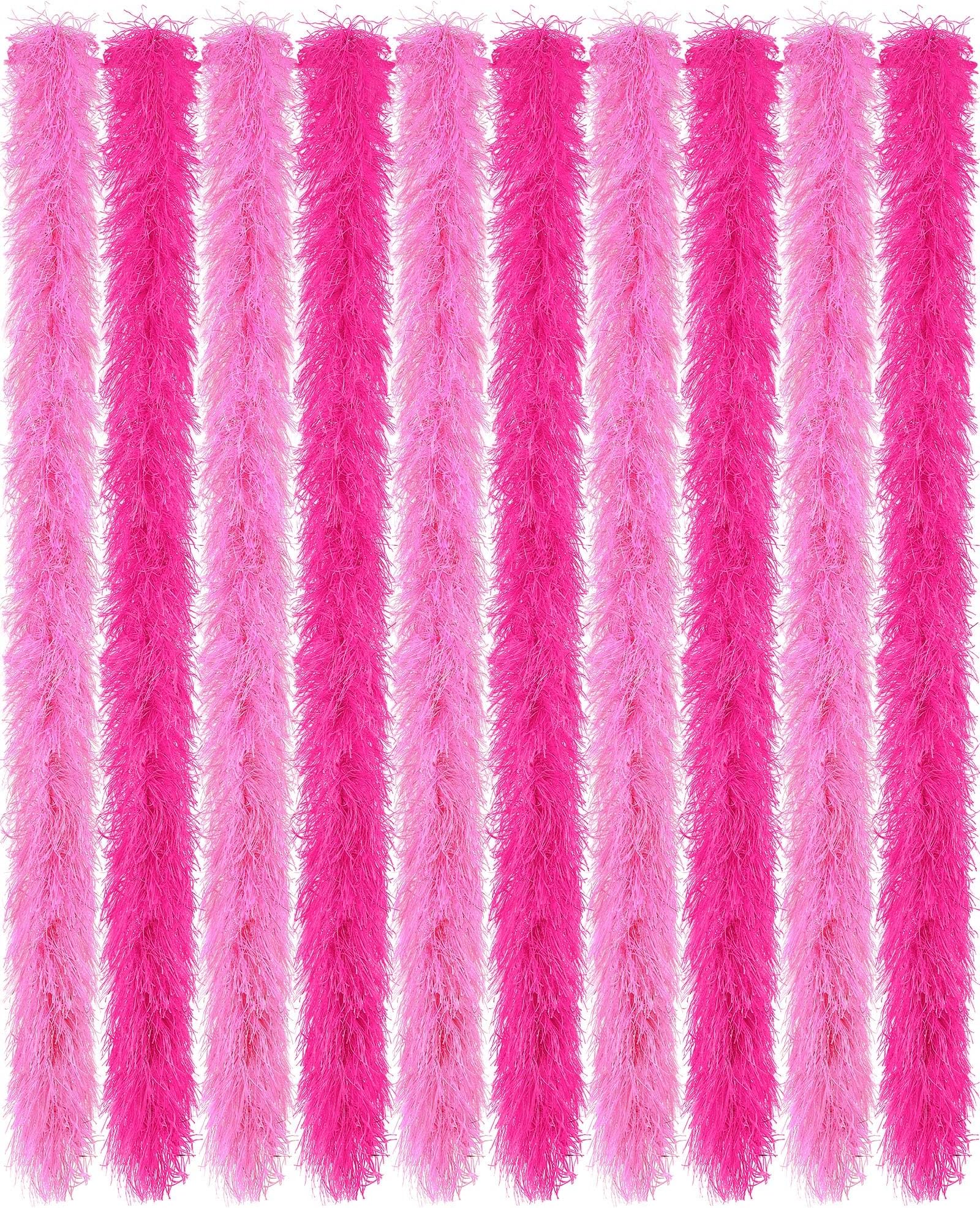 Taiyin Feather Boas Artificial Fluffy Boas Bulk Decoration for Wedding Costume Halloween Birthday Xmas