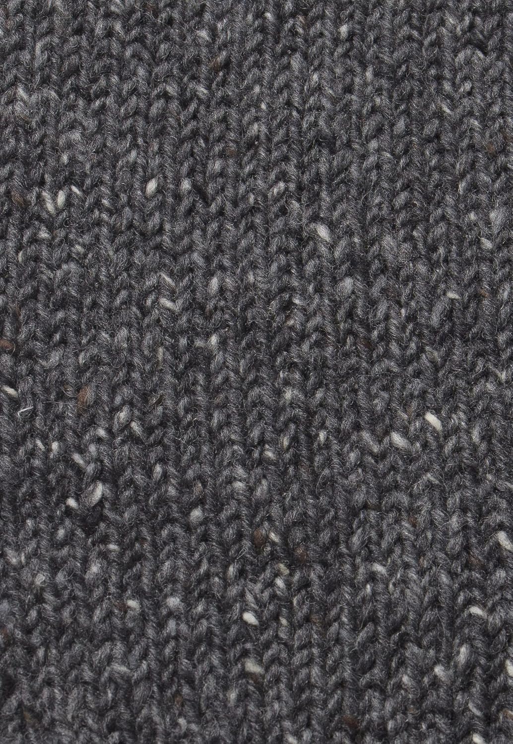 Aran Crafts Men's Irish Cable Knitted Curl Neck Sweater (100% Donegal Wool) - Image 7