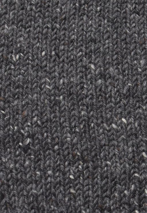 Aran Crafts Men's Irish Cable Knitted Curl Neck Sweater (100% Donegal Wool)