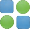 4 Pack Silicone Bottle Opener Lid Opener Jar Opener Gripper Pad, Heat Insulation Round Rubber Grippers for Elder Kid, Arthritic Hands
