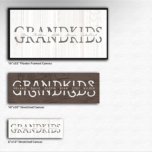 Vista 8 de Personal-Prints Arte personalizado para mamá y niños, personalizado con todos los nombres de los niños, regalo único y personalizado para el día