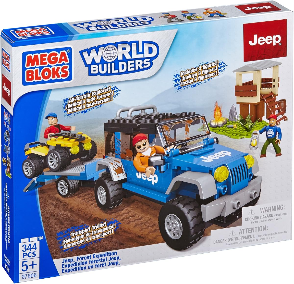 Mega Bloks Jeep Expedición al bosque Set de construcción