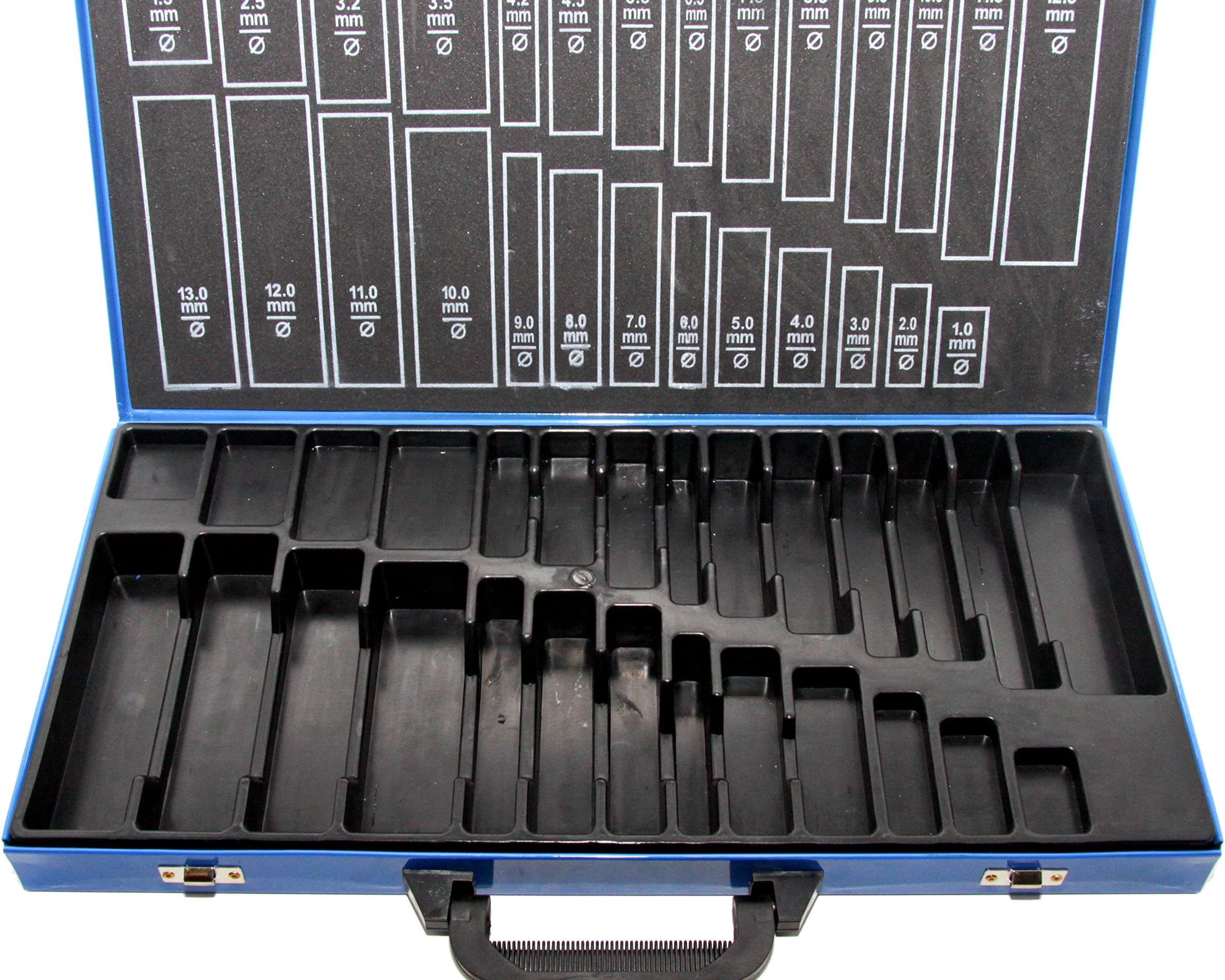 Storage Box for Drills, Twist Drill bit Set 230pcs 1-13mm, Empty Box