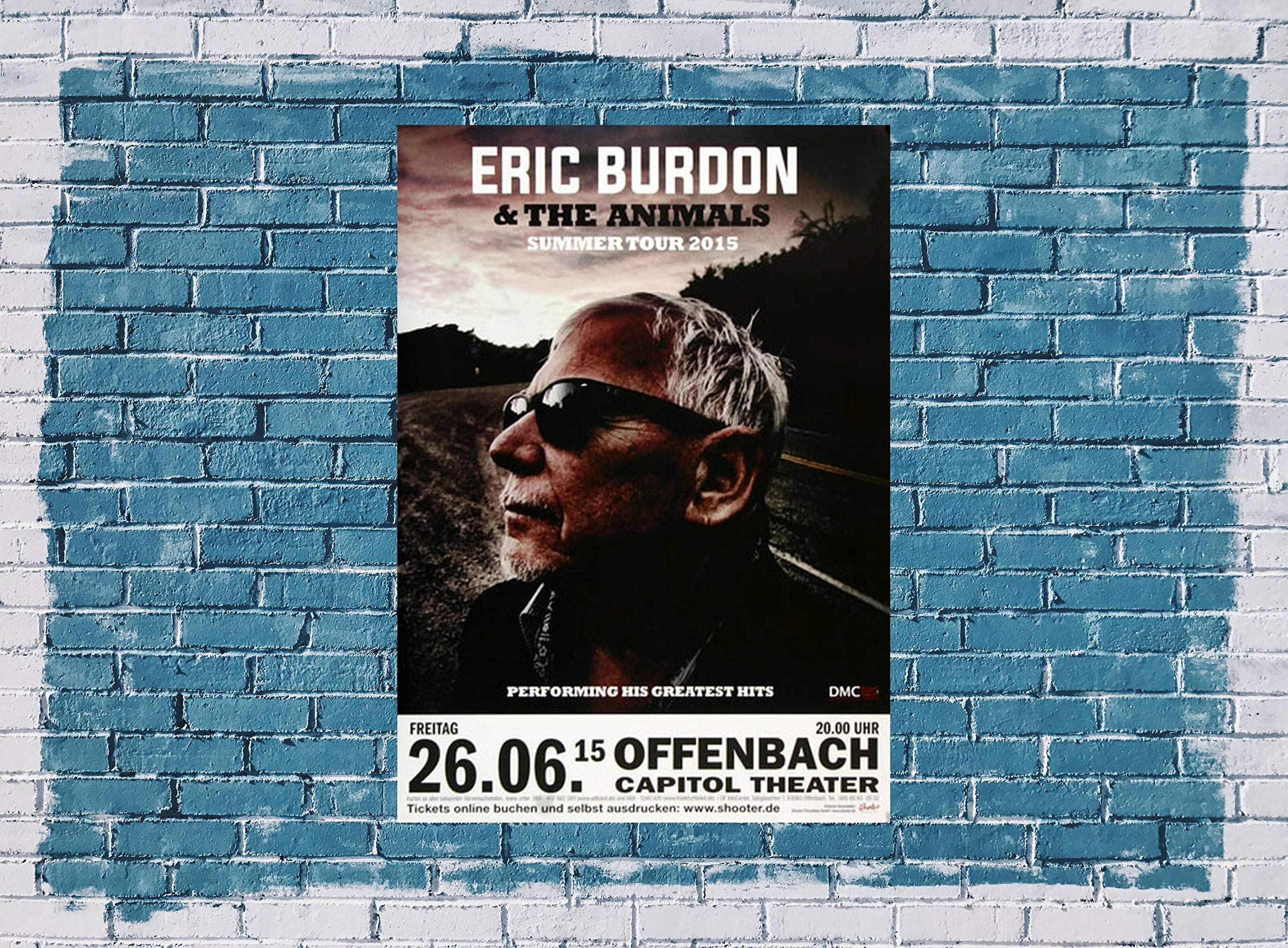 Eric Burdon & The Animals - Greatest Hits 2015 - Poster