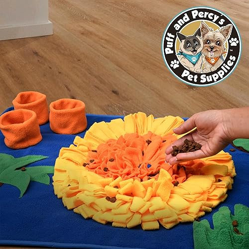 Miniatura 3 de Puff and Percy's Alfombrilla de olfateo para perros, 30"x22"