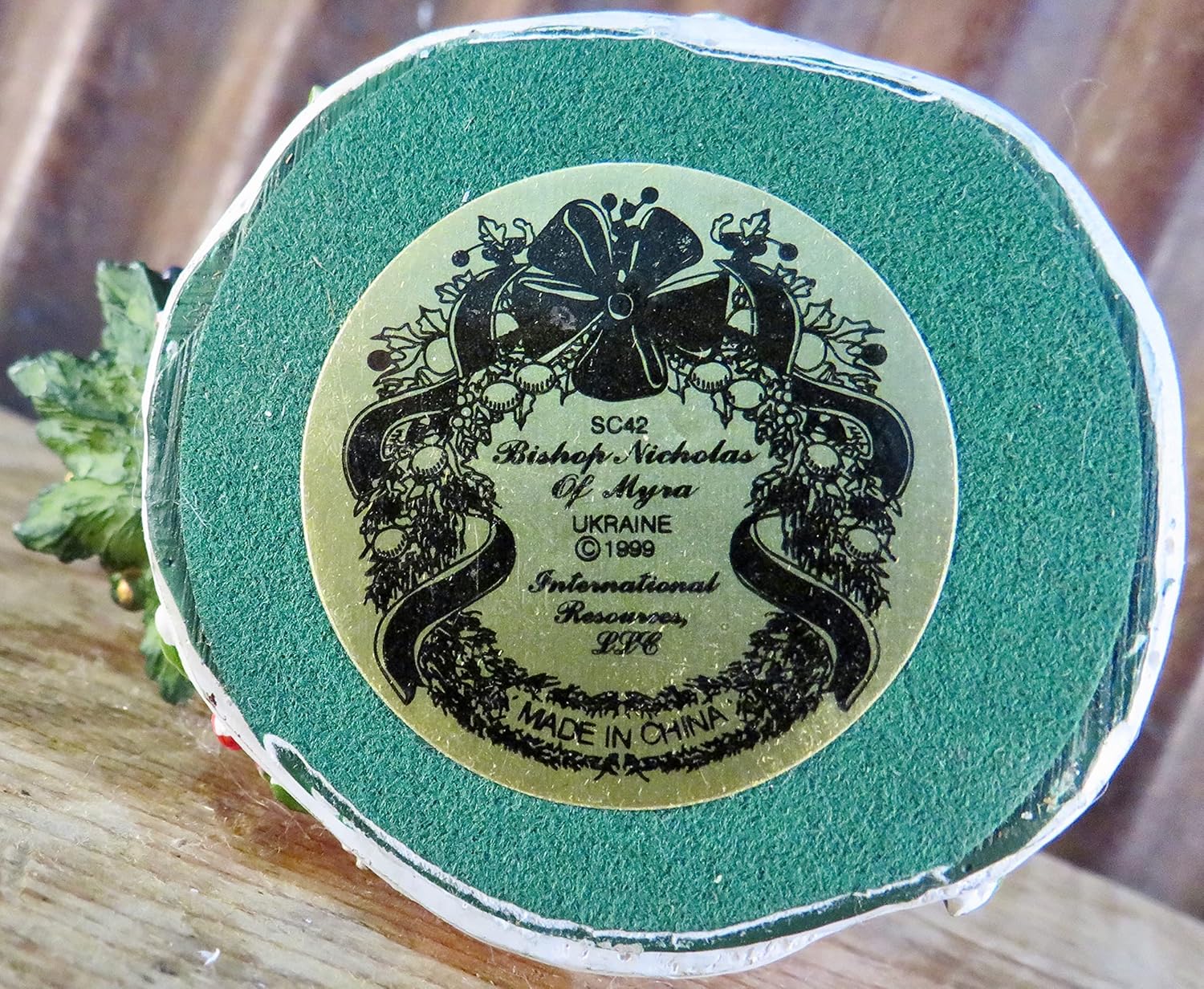 Bishop Nicholas of Myra SC42 Christmas Figurine