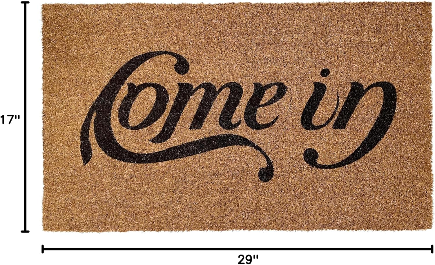 Calloway Mills 107901729 Come in Go Away Doormat 17" x 29"