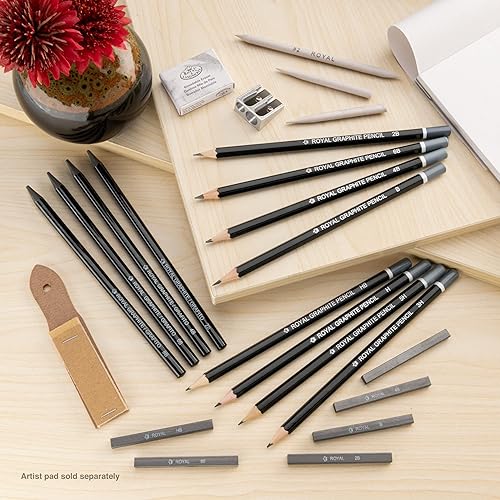 Miniatura 2 de Royal & Langnickel Essentials(TM) - Juego de arte de bocetos con estaño azul, 1 unidad (paquete de 1)