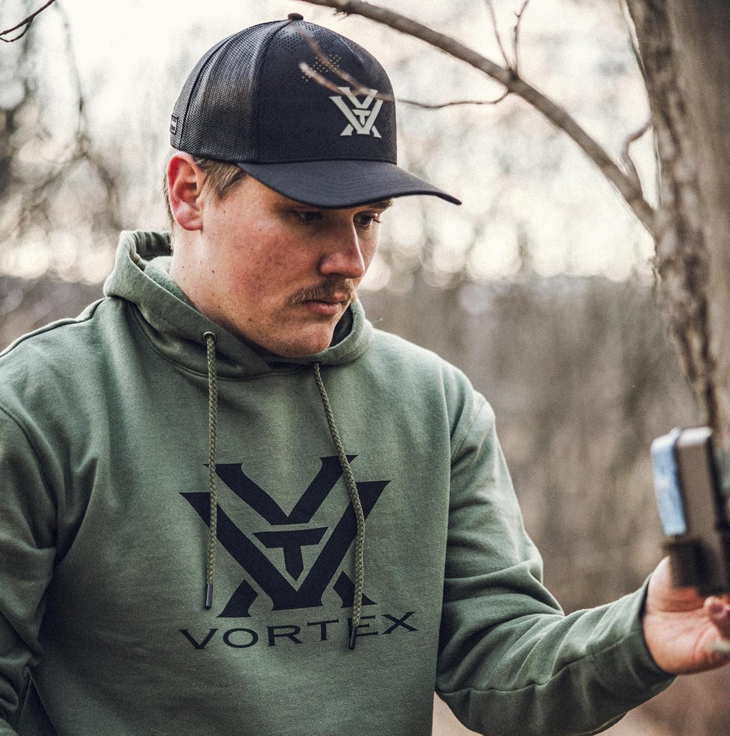 Vortex Through and Through Camo Snap Back Caps