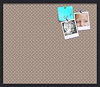 Vista 46 de PinPix Tablero de anuncios de corcho de 20 x 14 pulgadas. Este tablero decorativo enmarcado viene con diseño de círculos B W y un marco negro