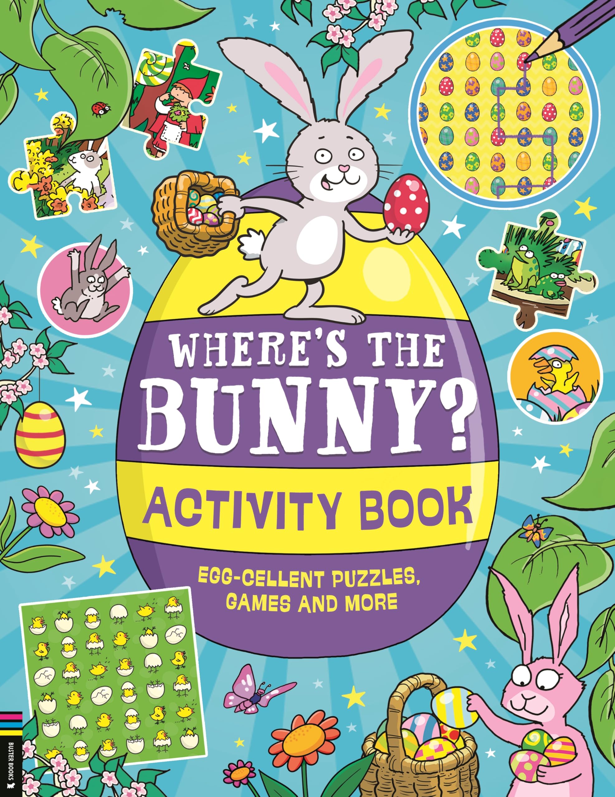 Where’s the Bunny? Activity Book: Egg-cellent puzzles, quizzes and more (Search and Find Activity)