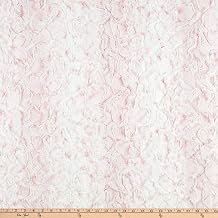 Shannon Minky Luxe Cuddle Snowy Owl Rosewater, Fabric by the Yard