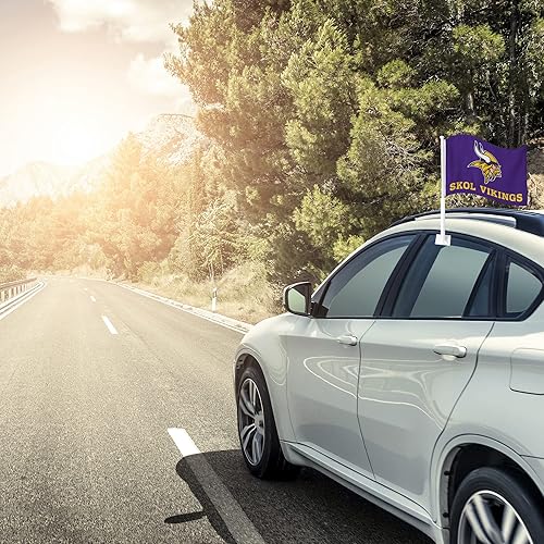 Miniatura 403 de Rico Industries NFL - Bandera de doble cara para automóvil, accesorio para auto B07NHSRDX2