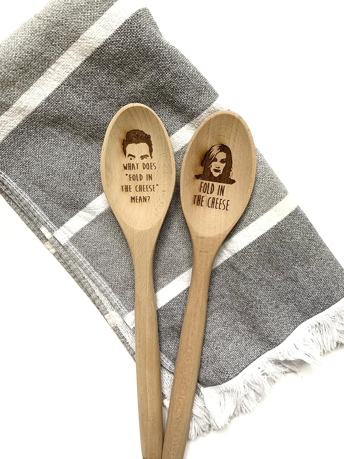 Merchandise Birthday and Christmas Gifts For Her Modern Farmhouse Kitchen Wooden Spoon Decor Fold In The Cheese