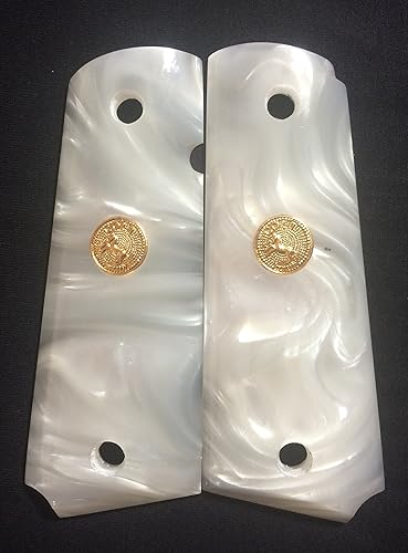 Miniatura 4 de Puños Colt 1911 White Pearl