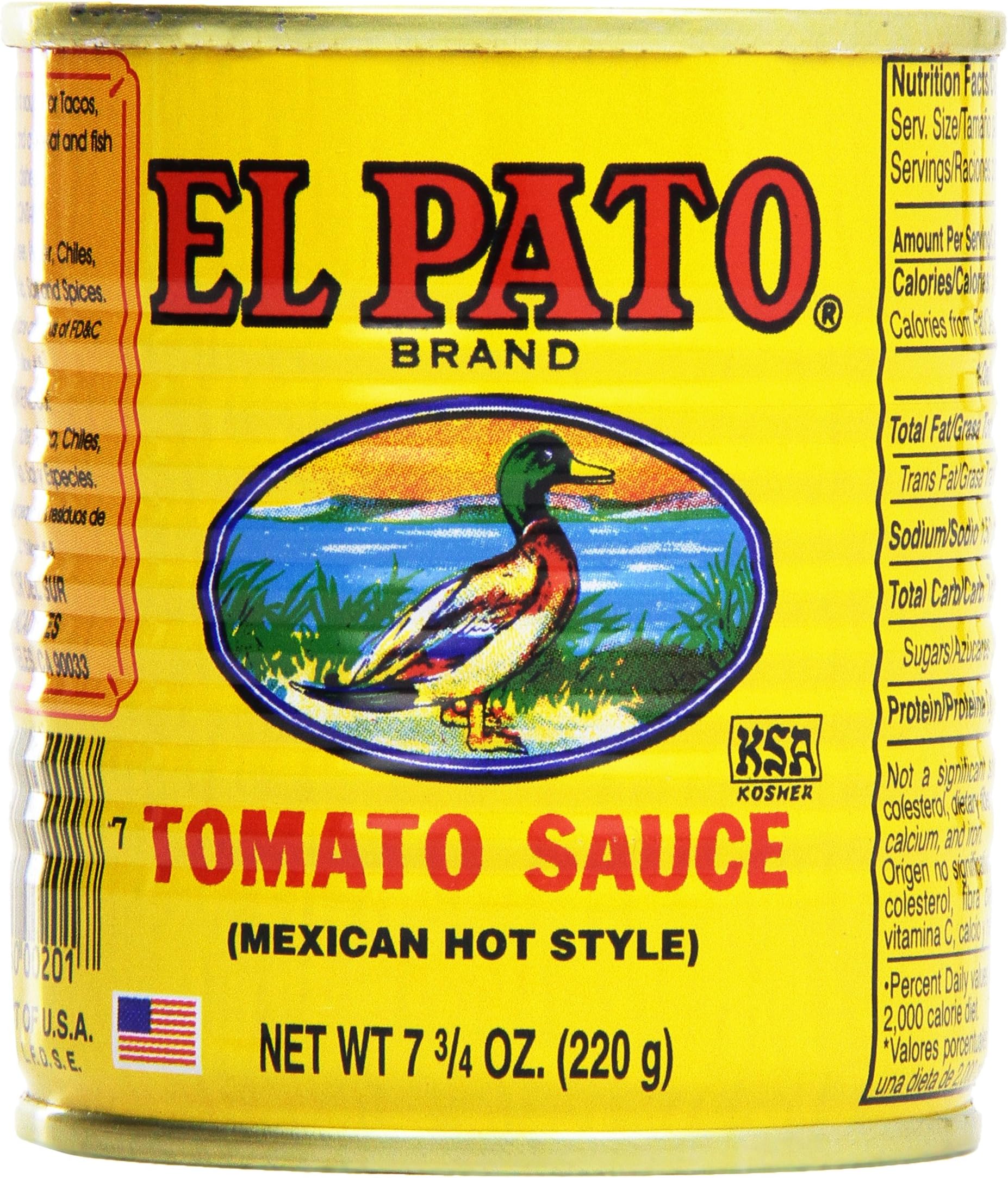 El Pato, Tomato Sauce, 7.75 oz Grocery & Gourmet Food