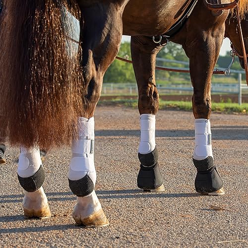 Vista 224 de Professional's Choice 2XCOOL Botas deportivas para caballos medicinales, diseño protector y transpirable para máxima comodidad y durabilidad en Negro