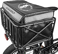 Vista 4 de Rambo Bikes - Bolsa térmica portátil grande, color negro