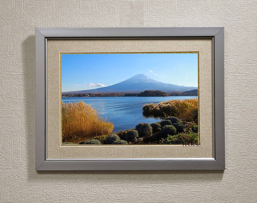 風景画　額縁有 Amazon.co.jp: 【HAIKAU】 アートフォトフレーム 自然風景写真 額縁