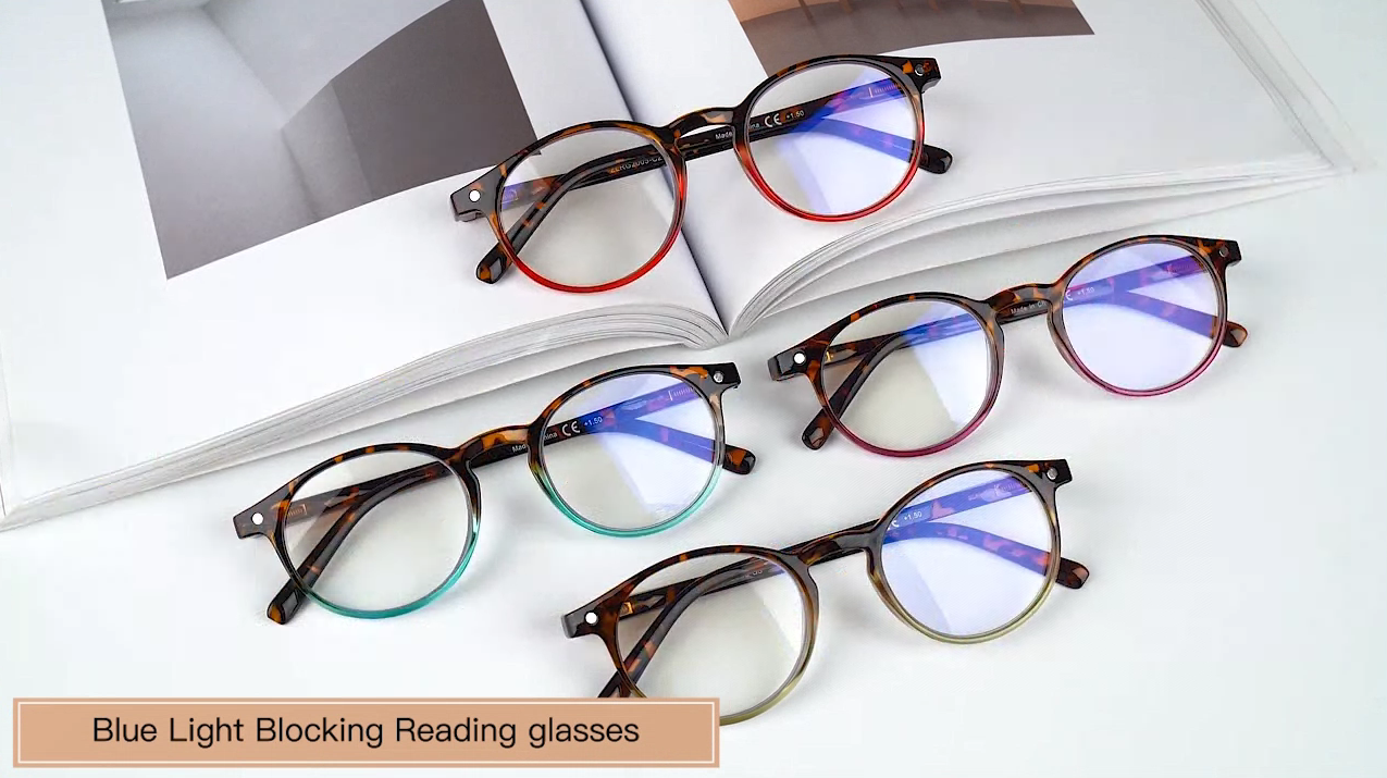 Anti Blue Light Blocking Reading Glasses 4 PC Computer Readers New includes all Amazon.com: 25DU 4 Pack Reading Glasses for Women Men Square  main image 4