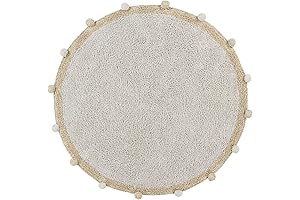 LORENA CANALS Rugs Washable Rug Bubbly Natural Honey (4') USA