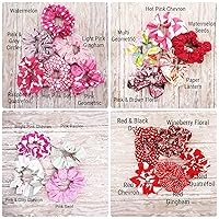 Vista 3 de Print Fabric Scrunchies-Over 50 Colors To Choose From (Lime Polka Dot)