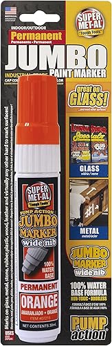 Miniatura 2 de Super Met-Al Pump Action - Marcador permanente a base de agua, fórmula 100% a base de agua amarillo (cardado)