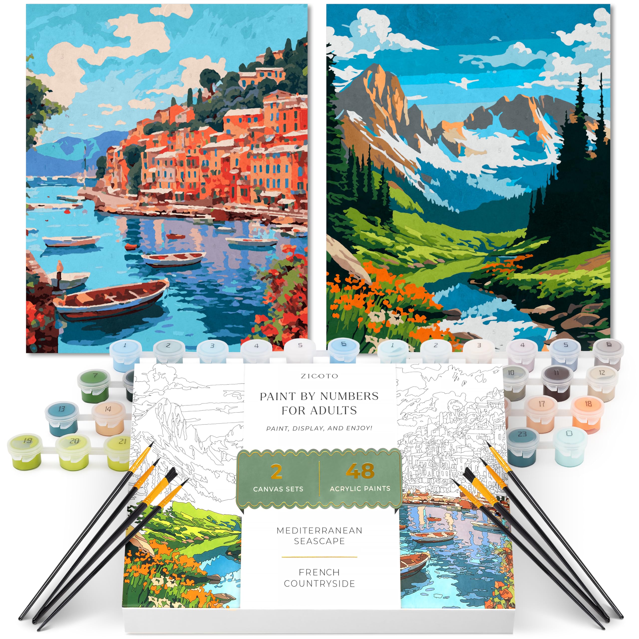 Amazon.com: Beautiful Paint By Number Kit for Adults - Relaxing