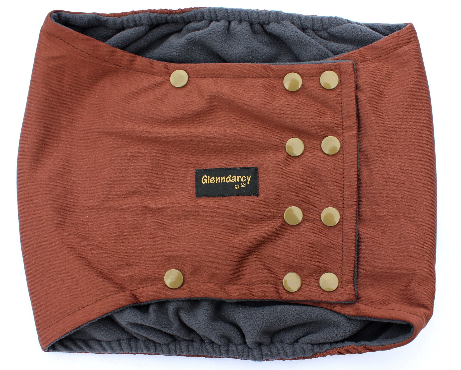 Glenndarcy Male Dog Belly Band - Urine Incontinence - Poppers - Coffee XXL Band only โ image 1