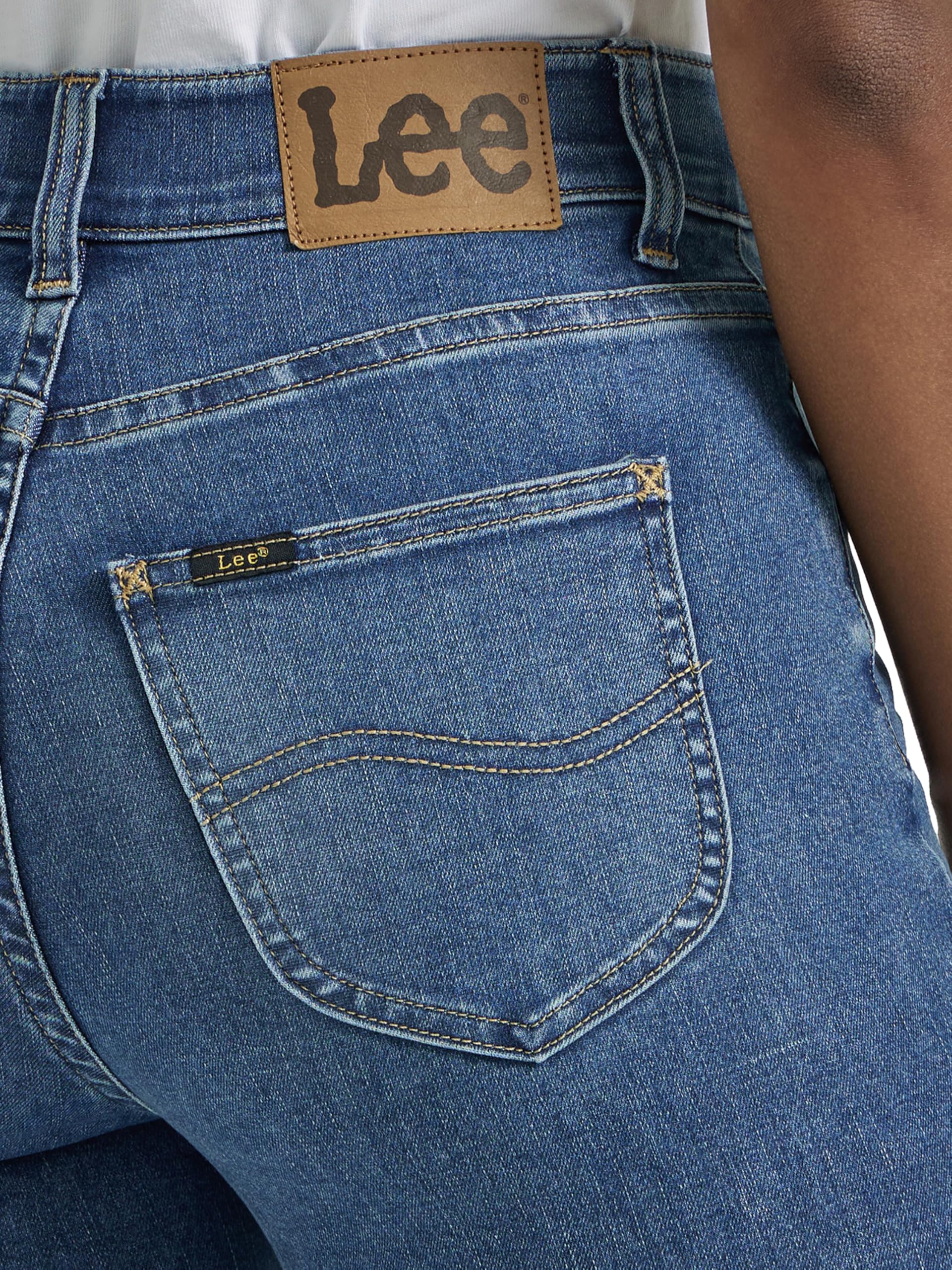 Lee - Petite Ultra Lux Comfort with Flex Motion - Jeans Skinny A Vita Alta, Jeans Donna