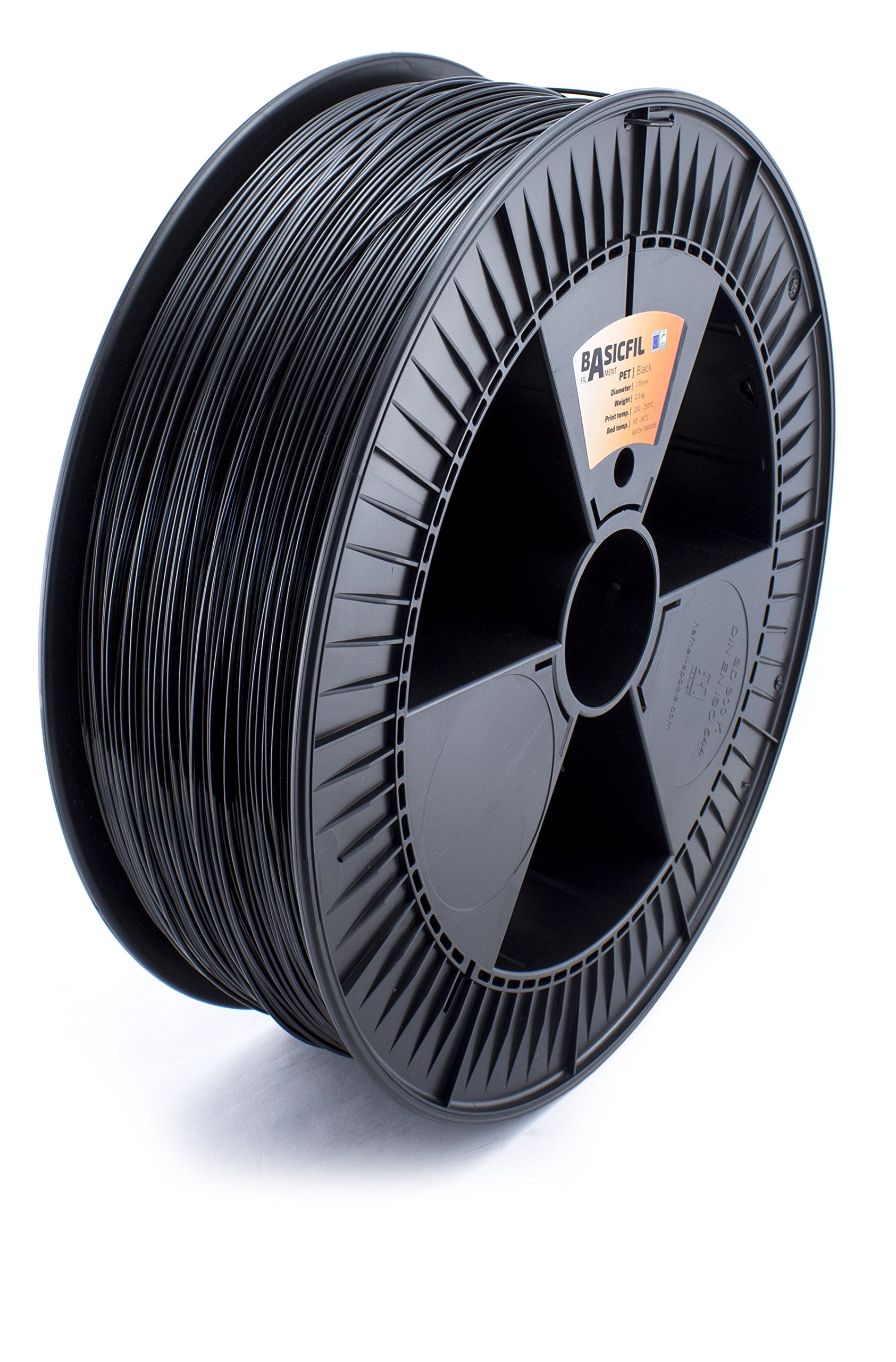 BASICFIL PET 1.75mm, 2.3 kg, 3D printing filament , Bla