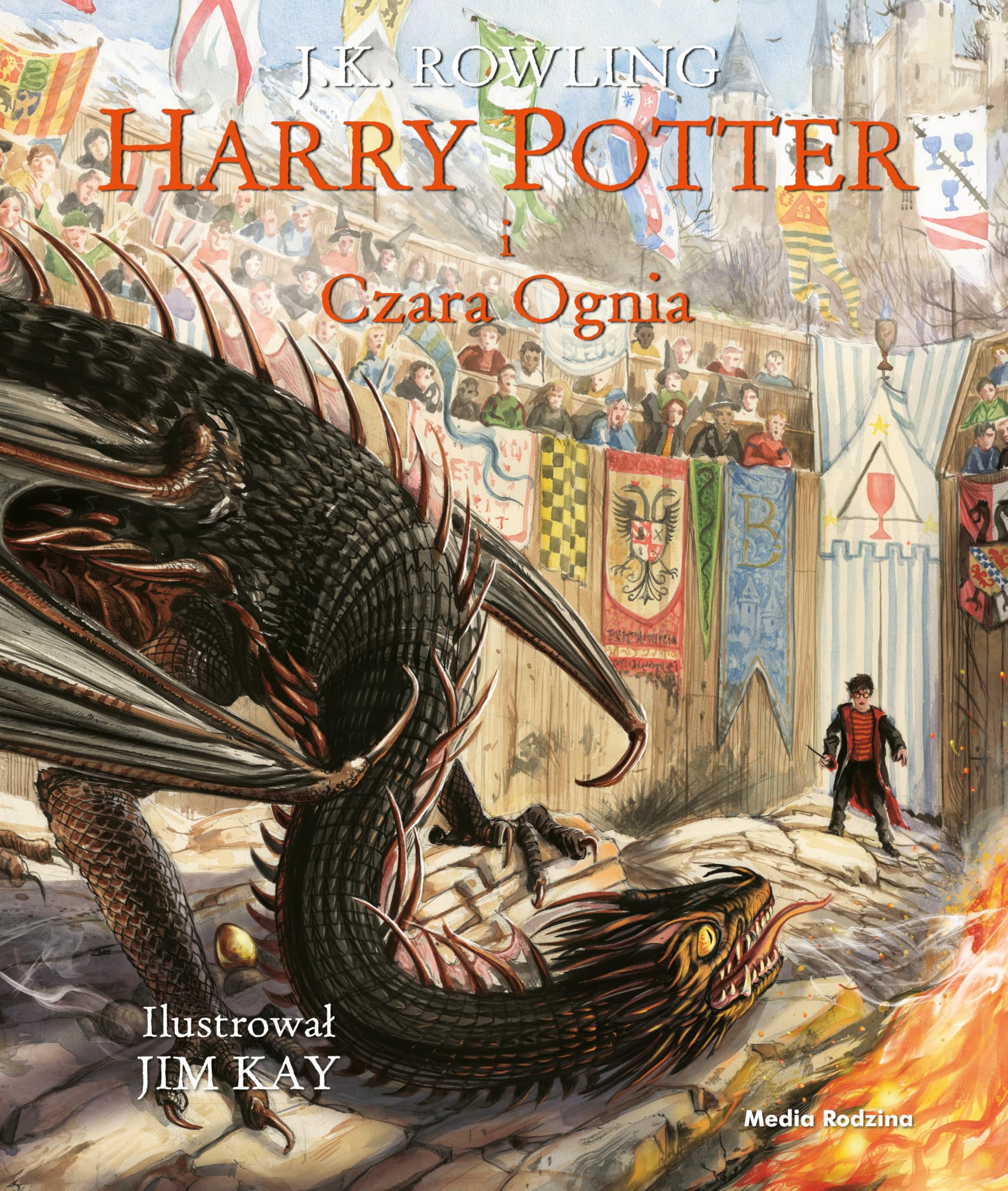 HARRY POTTER I CZARA OGNIA (wydanie ilustrowane)