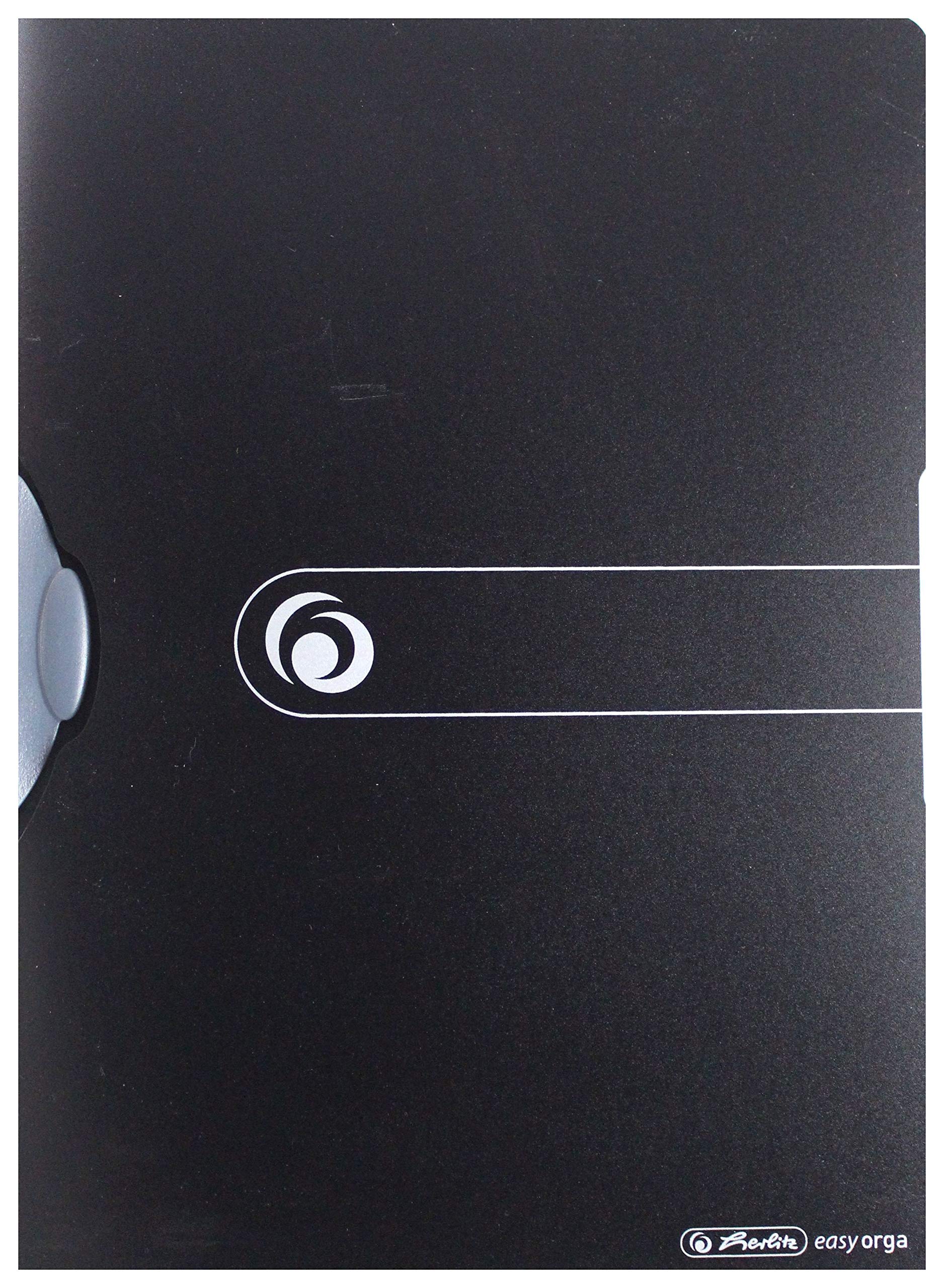 Herlitz File – Black 11217189 Polypropylene (PP) (Files Polypropylene (PP), Black, A4, 30 Sheets)